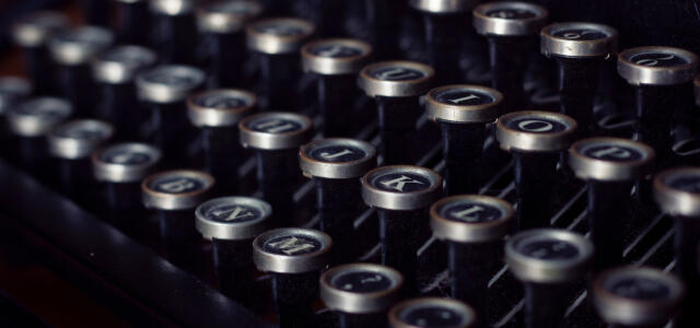 Kuva kirjoituskoneesta