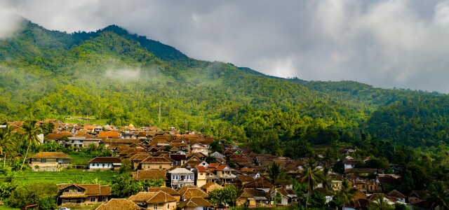 A village in Indonesia.