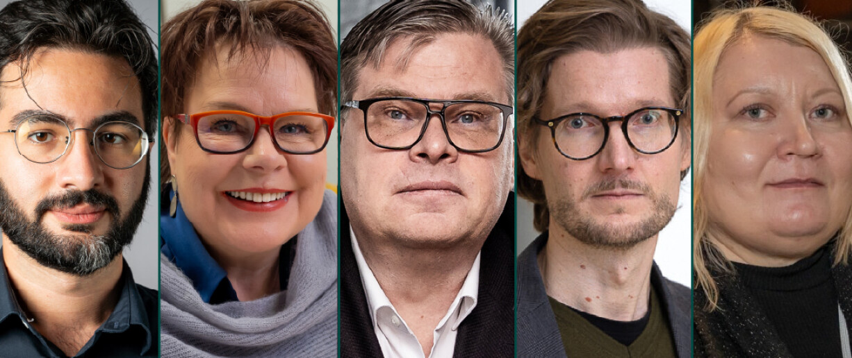 Alireza Zamani, Benita Heiskanen, Kari Liuhto, Tatu Hyttinen ja Ulla Nordfors