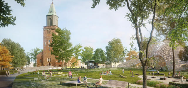 Tuomiokirkkopuiston visio, Lunden Architecture Company