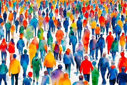 Maalattuja ihmishahmoja 