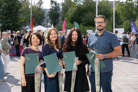 vuoden opettajat ja ohjaajat yhteiskuvassa