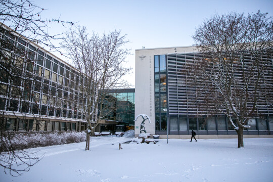Turun kauppakorkeakoulu talvella