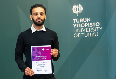 Majid Al-waeel lähikuvassa.