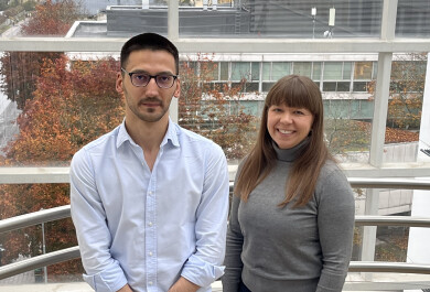 Tutkijat A. Sousa ja S. Junttila  yhteiskuvassa