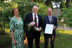Riikka Saarimaa, Markus Hallapuro ja Juha Kaskinen.