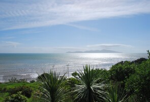 Näkymä Kapiti-saarelta merelle Uudessa-Seelannissa