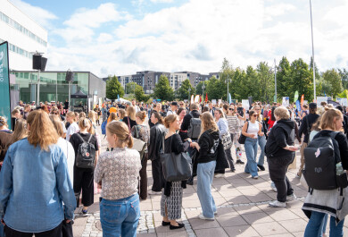avajaiskarnevaalit käynnissä alakampuksella