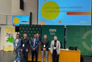 Participants of the 3MT competition at the SANORD conference