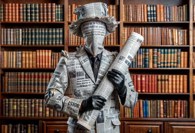 AI generated newspapers