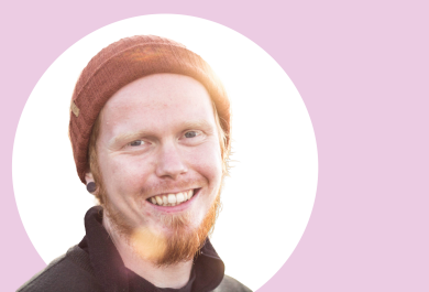 Markus Kaustell lähikuvassa.