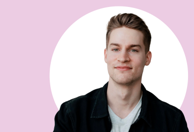 Sebastian Toivonen lähikuvassa.