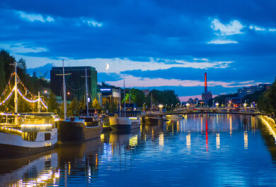 UUTISKUVA 13961110 turku night view