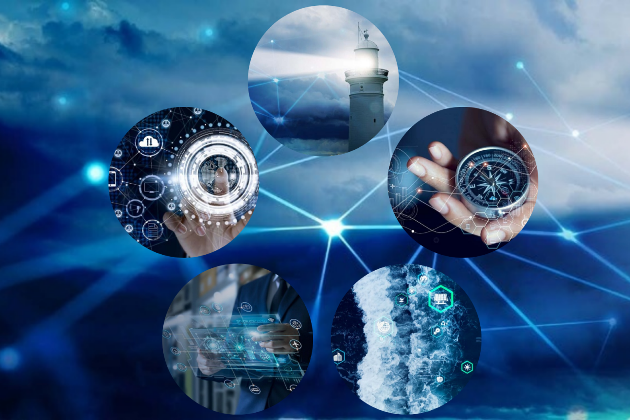 Maritime focus areas in a collage