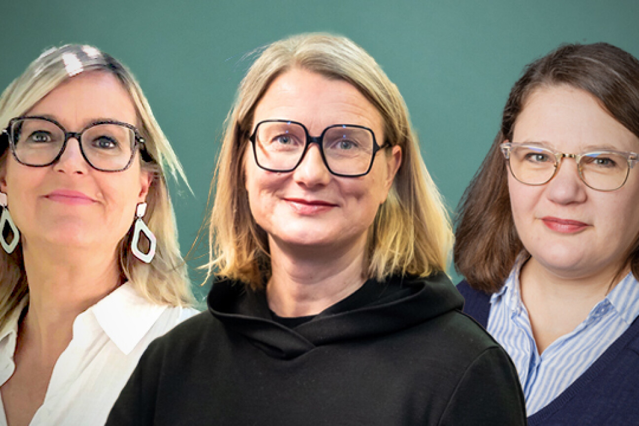 Juli-Anna Aerila, Johanna Kaakinen ja Aino Mäkikalli lähikuvassa.