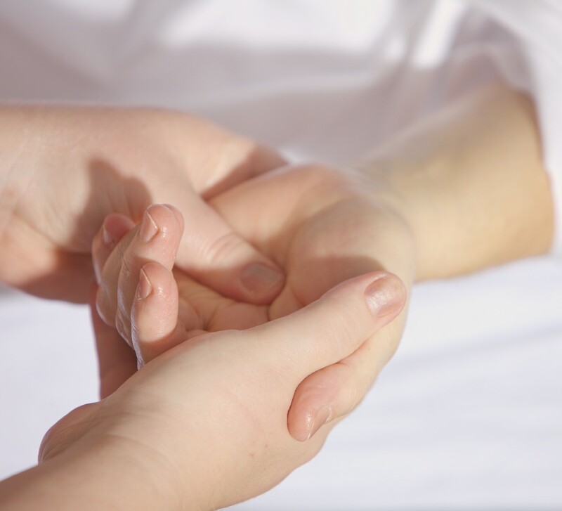 holding hands